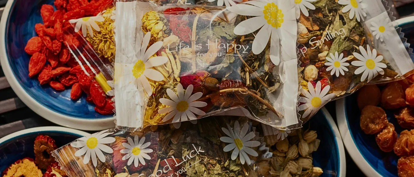 Selection of herbal teas from Kundasang