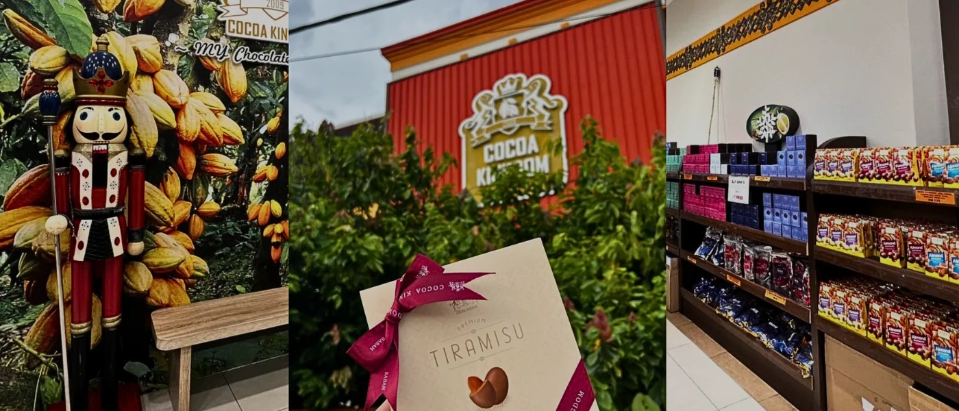 Shopping at Cocoa Kingdom – 3D2N Kundasang Itinerary Tourists shopping for local chocolate products inside Cocoa Kingdom s part of a 3D2N kundasang itinerary.