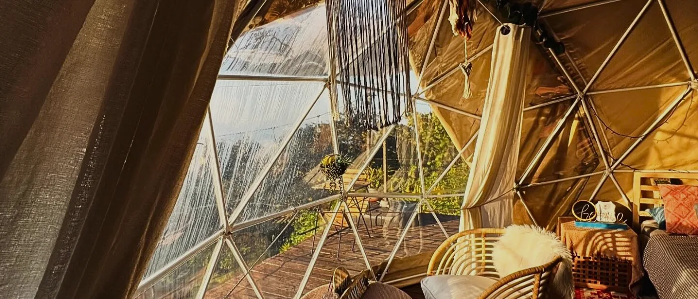 Romantic dome stay at Umea Glam Kundasang