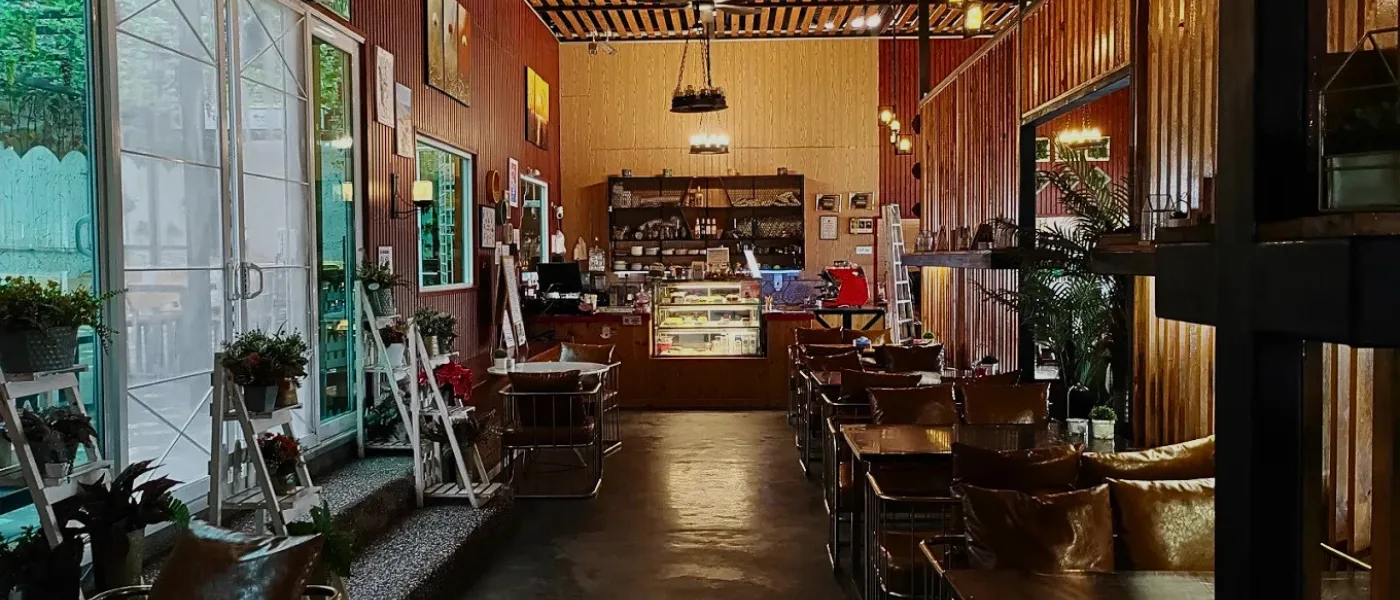 Interior of Hooga Café in Kundasang