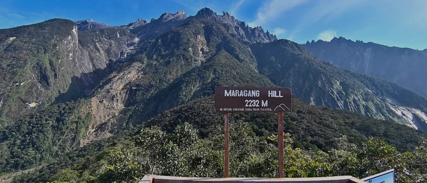maragang hill scenic view from Maragang Hill with lush greenery and mountain backdrop