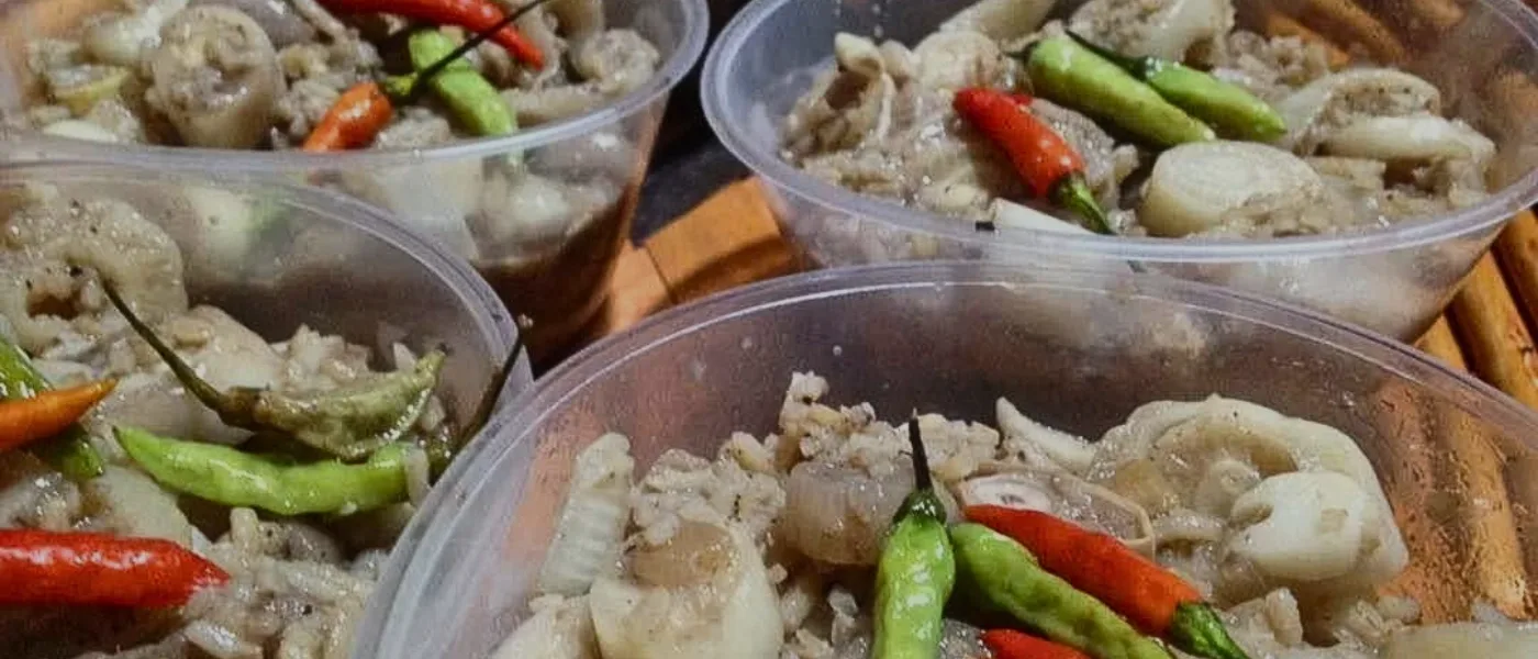 Nonsom, a traditional fermented food from Sabah commonly prepared by the Kadazan-Dusun community