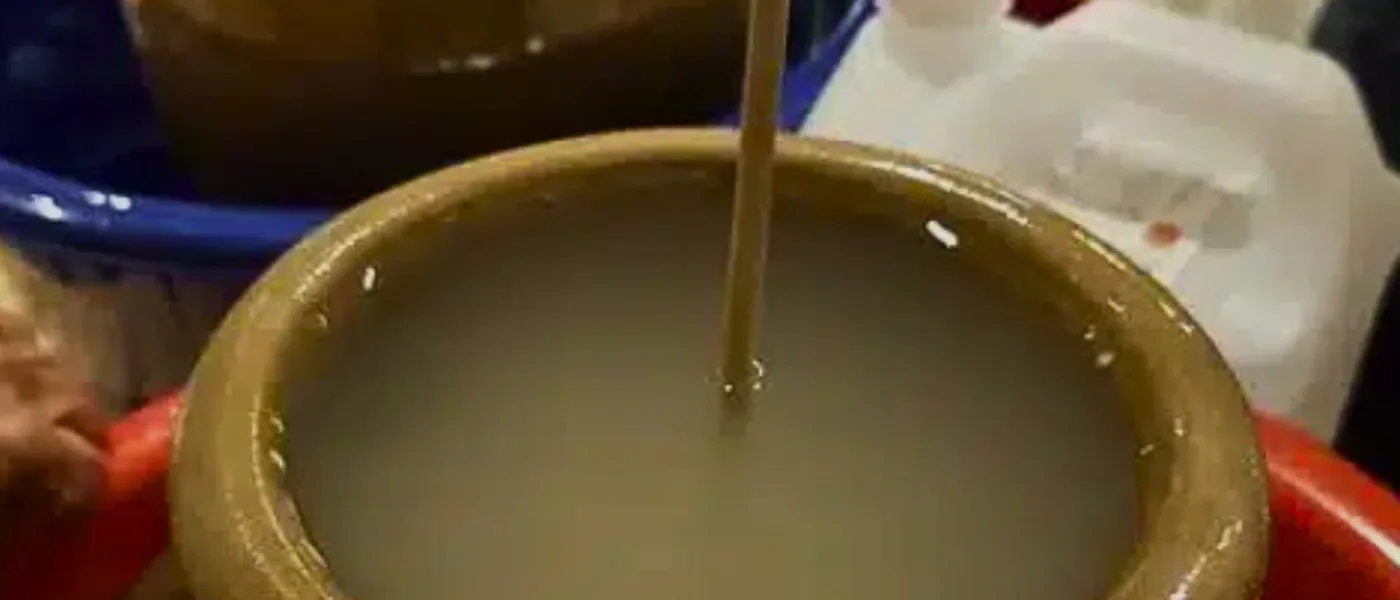 ChatGPT said: Nice addition, Cathy 🍶 This will highlight Kundasang’s traditional drink culture beautifully. Here’s the set for Tapai (rice wine): Alt text: Traditional Dusun tapai rice wine served in a large jar with bamboo straw